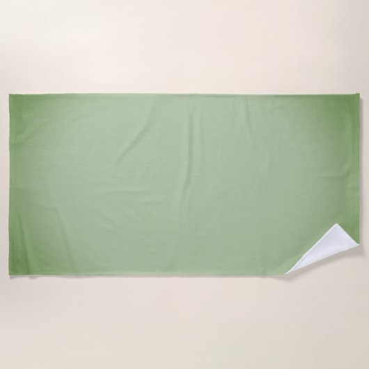 Serviette De Plage Solid Jade Green Celadon (Devant)