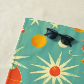 Serviette de plage Solstice d'été atomique (En situation)