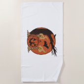 Serviette De Plage sommeil halloween (Devant)