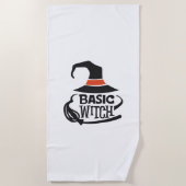 Serviette De Plage Sorcière de base - Halloween (Devant)