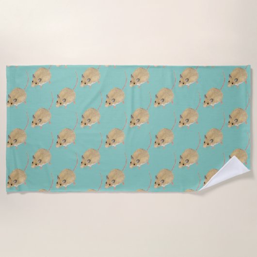 Serviette De Plage Souris (Devant)