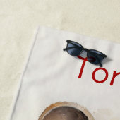 Serviette De Plage Souris Abstraite portant des vêtements (En situation)