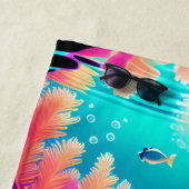 Serviette De Plage Sous la mer (En situation)