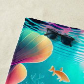 Serviette De Plage Sous la mer 2 (En situation)