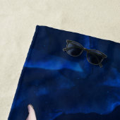 Serviette De Plage Sous l'eau avec Plesiosaurus (En situation)