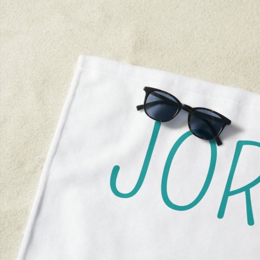 Serviette De Plage Sous-marin à doodle mignon | Explorer (En situation)