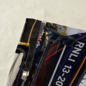 Serviette De Plage Soutenez la RNLI (En situation)