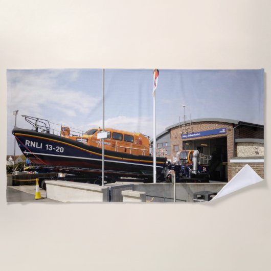 Serviette De Plage Soutenez la RNLI (Devant)