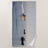 Serviette De Plage Soutenez la RNLI (Devant)