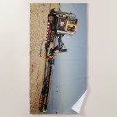 Serviette De Plage Soutenez le RNLI (Devant)