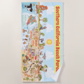 Serviette De Plage Southern California Beach Paradise Blanket (Devant)