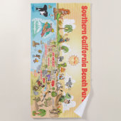 Serviette De Plage Southern California Beach Paradise Blanket (Devant)