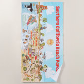 Serviette De Plage Southern California Beach Paradise Blanket (Devant)