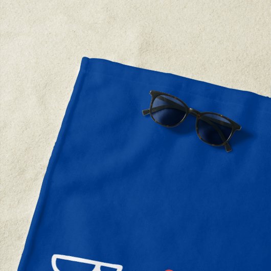 Serviette De Plage Soyez audacieux (En situation)