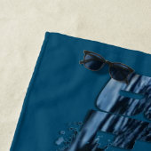 Serviette De Plage Soyez la vague de rupture de flux (En situation)