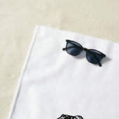 Serviette De Plage Spa Break, Gras Gras (En situation)