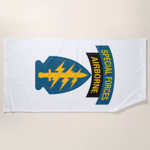 Serviette De Plage Special Forces insignia Airborne Tab