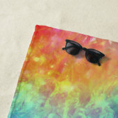Serviette De Plage spellcaster - vif arc-en-ciel prism ombre : (En situation)