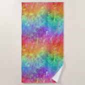 Serviette De Plage spellcaster - vif arc-en-ciel prism ombre : (Devant)