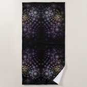 Serviette De Plage Sphère Abstraite Fractale Art Mandala Universe (Devant)