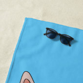Serviette De Plage Sphynx cat (En situation)