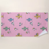 Serviette De Plage Spike Sugar Pop Pattern (Devant)