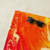 Serviette De Plage Splash (En situation)