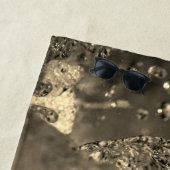 Serviette De Plage Splash d'or (En situation)