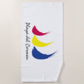 Serviette De Plage Splashy Sails_Paint-The-Wind_Playa del Carmen (Devant)