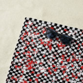 Serviette De Plage Splatter (En situation)