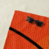 Serviette De Plage Sport de basket-ball personnalisé (En situation)