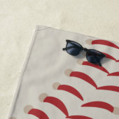 Serviette De Plage Sports de baseball personnalisés (En situation)