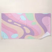 Serviette de plage Spring Pastel (Devant)