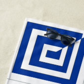 Serviette De Plage Square Spirals Beach Towel (En situation)