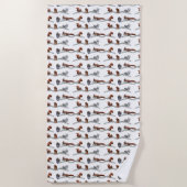 Serviette de plage Squirrel Frenzy (choisir la cou (Devant)
