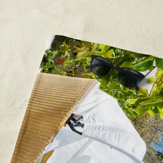 Serviette de plage St Lucia Piton (En situation)