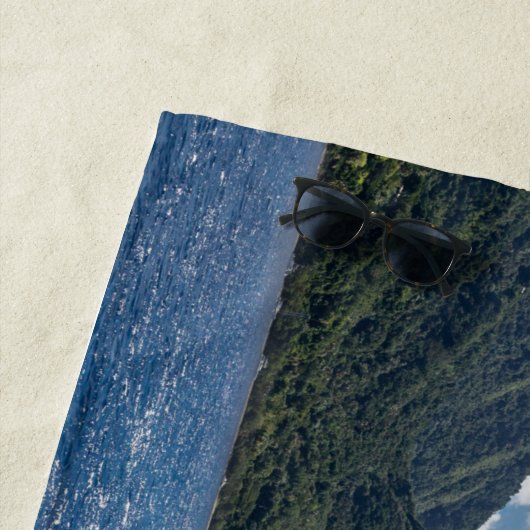 Serviette de plage St Lucia Piton (En situation)