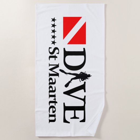 Serviette De Plage St Maarten DV4 (Devant)
