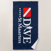 Serviette De Plage St Maarten DV4 (Devant)