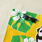 Serviette De Plage St. Thomas "Rock City" Îles Vierges (En situation)