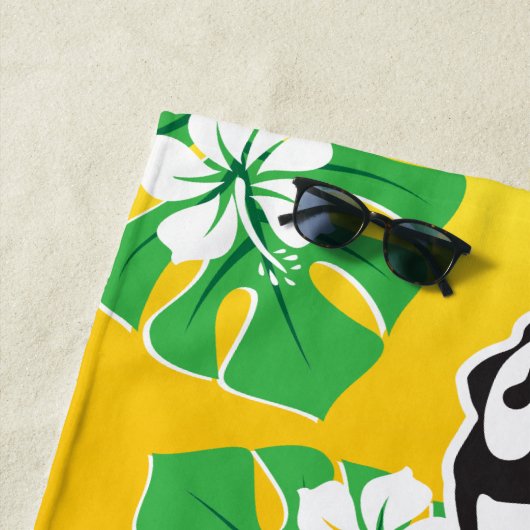 Serviette De Plage St. Thomas "Rock City" Îles Vierges (En situation)