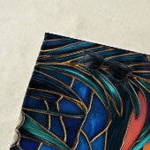 Serviette De Plage Stained Glass Sunset Beach Towel (En situation)