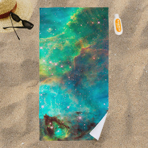 Serviette De Plage Star Cluster NGC 2074 dans Cosmic Cloud