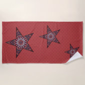 Serviette de plage Star of Independence (Devant)