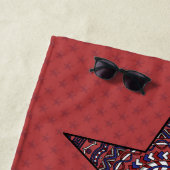 Serviette de plage Star of Independence (En situation)