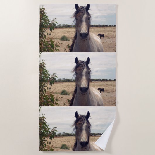 Serviette De Plage Star The Arab Pony, (Devant)