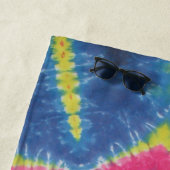Serviette De Plage Star Tie Dye (En situation)