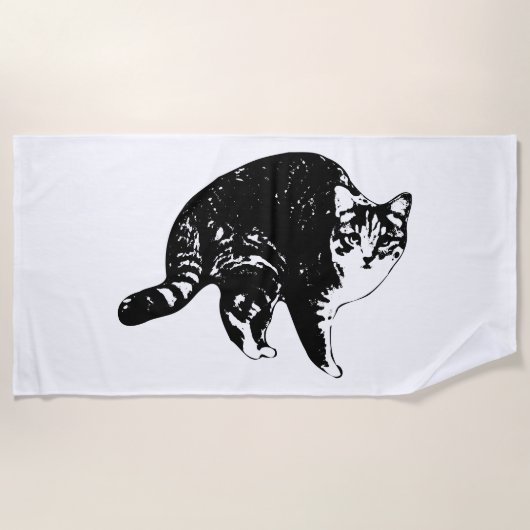 Serviette De Plage Starglow Tabby Peek (Devant)