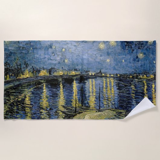 Serviette De Plage Starry Night Vincent van Gogh (Devant)