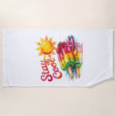 Serviette De Plage Stay Cool  (Devant)